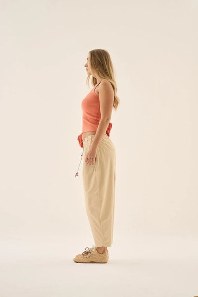 AJ Barrel Pant Sand