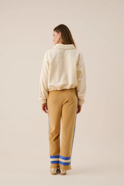Sherpa Zip Through Jacket - Coconut