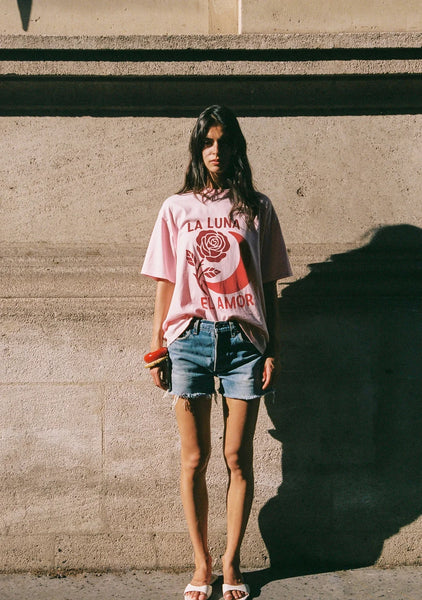Moon Rose Boyfriend Tee
