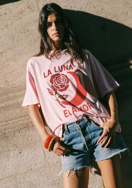 Moon Rose Boyfriend Tee
