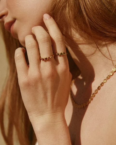 Kore Green Ring