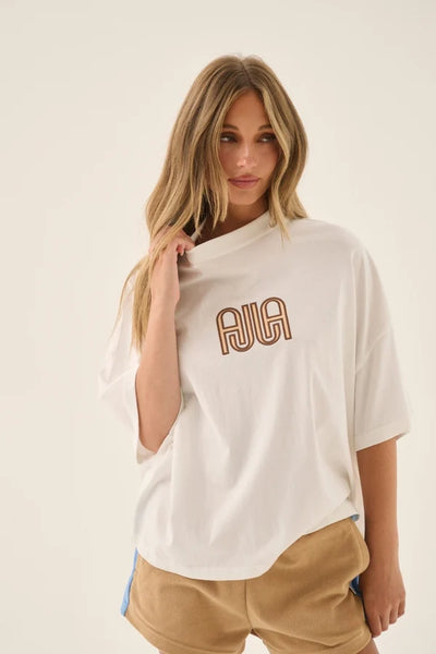 AJJA Oversized Tee - Snow