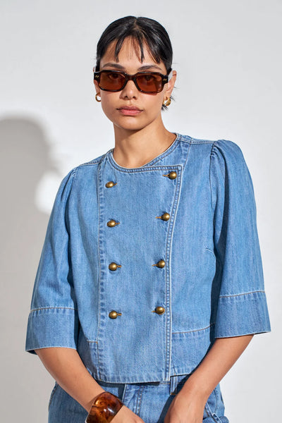 Plunge Jacket - Mid Wash