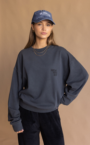 NYC Sweatshirt - Washed Black