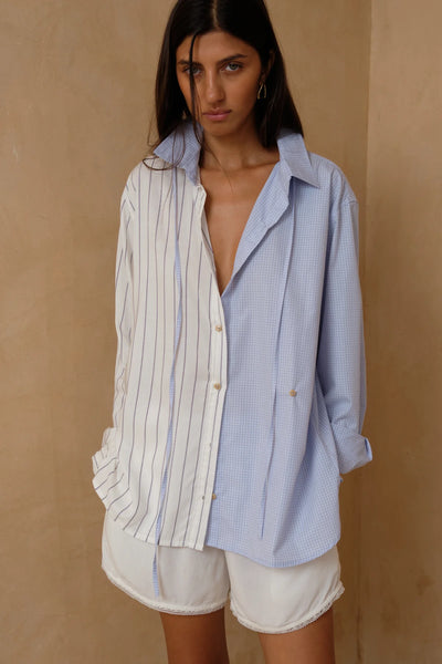 Renny Shirt - Mix Blues