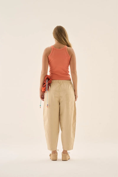 AJ Barrel Pant Sand