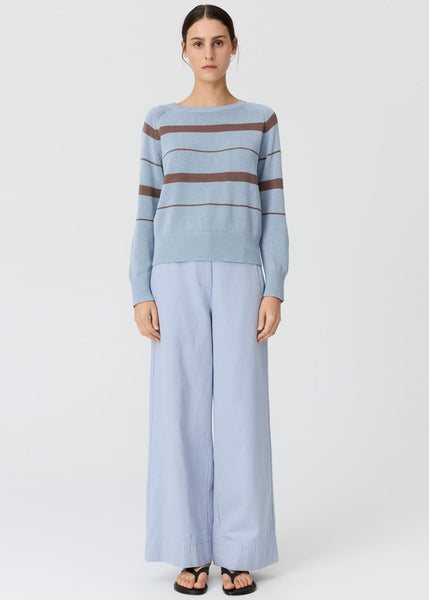 Rosin Stripe Knit - Blue/Choc