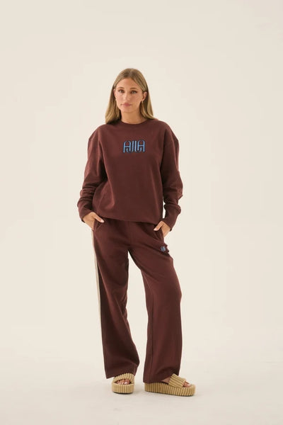 AJJA Trackpant - Espresso