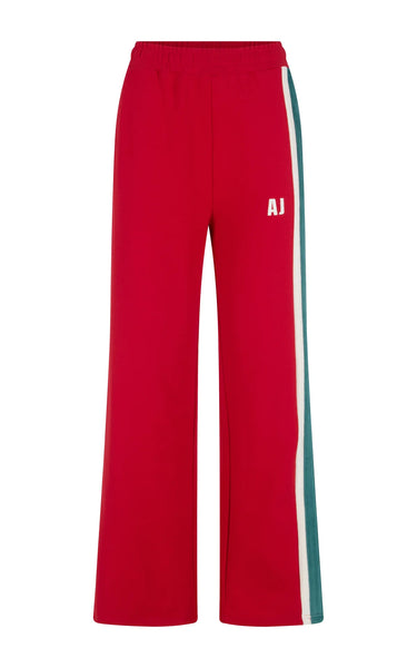 AJ Single Stripe Trackpant Tango Red