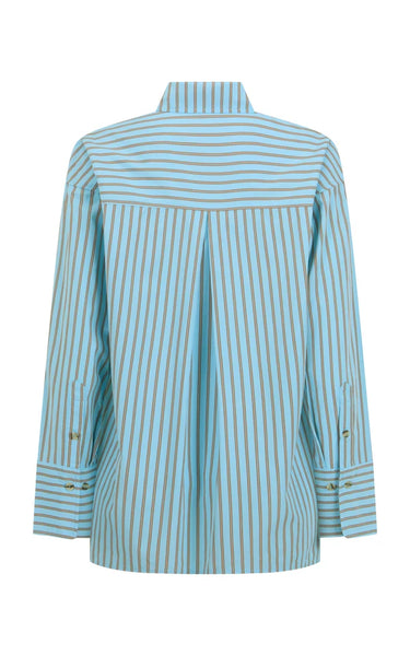 AJJA Stripe Shirt - Sky Blue