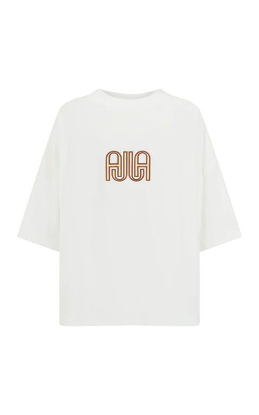 AJJA Oversized Tee - Snow