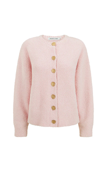 Aimes Shell Cardigan - Ballet Pink
