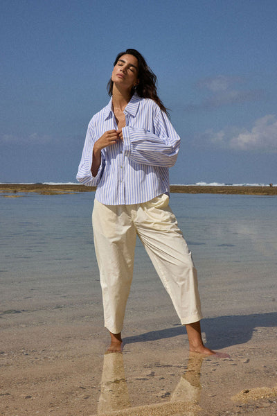 AJ Barrel Pant- Coconut