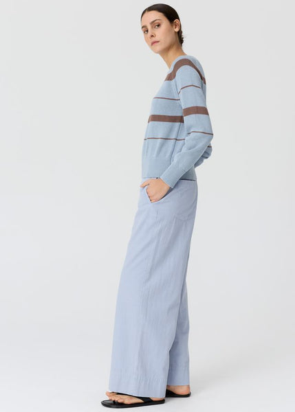 Rosin Stripe Knit - Blue/Choc