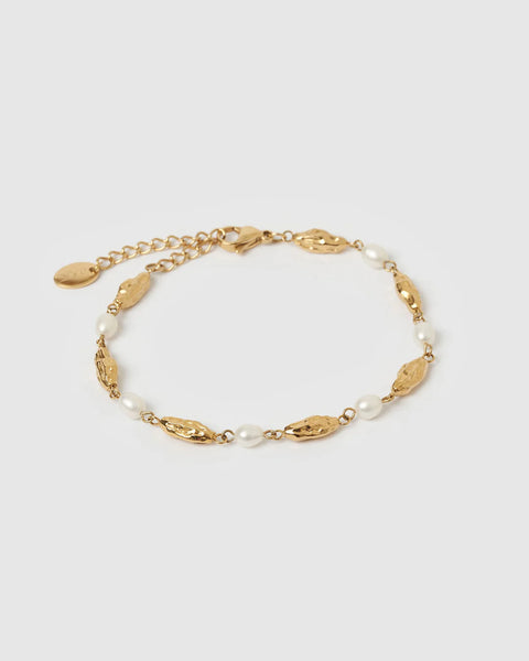 Mimi Pearl and Gold Bracelet