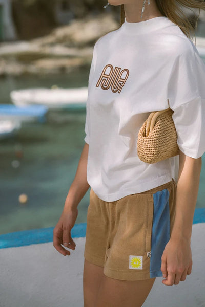 AJJA Oversized Tee - Snow