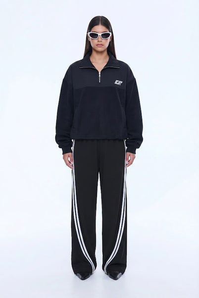 Noa Qtr Zip - Black