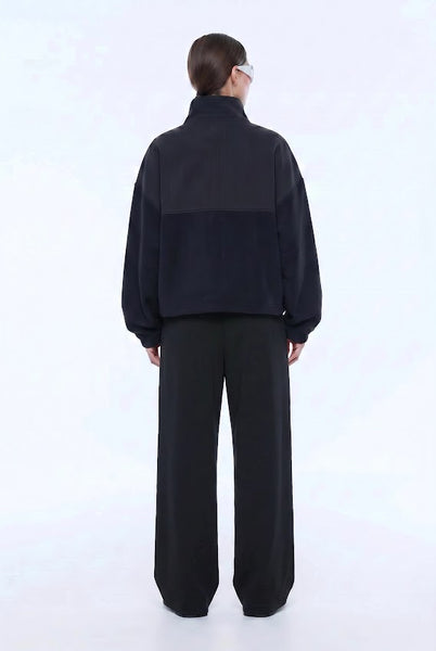 Noa Qtr Zip - Black