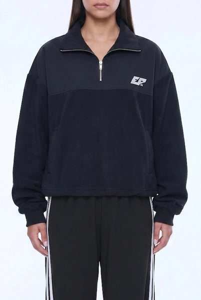 Noa Qtr Zip - Black