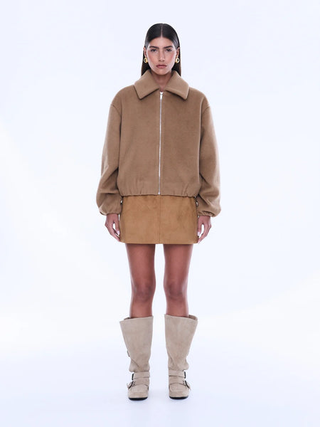 Maeve Wool Blend Bomber