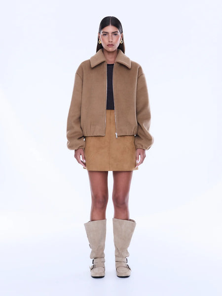 Maeve Wool Blend Bomber