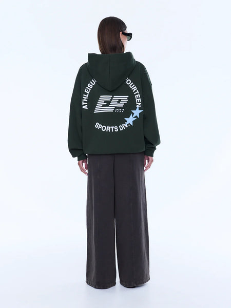 Aries Hoodie - Moss Green