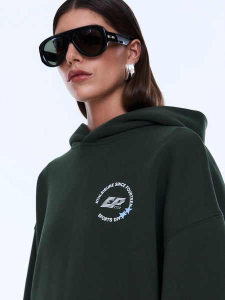 Aries Hoodie - Moss Green