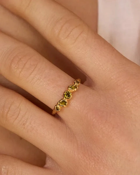 Kore Green Ring