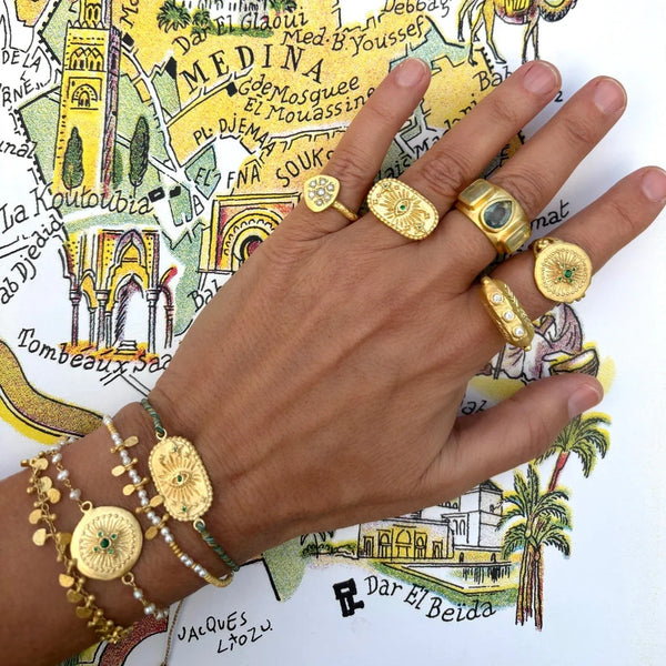 Green Zircon Haveli bracelet