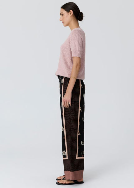 Cedar Lurex Knit Top - Pink