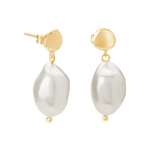 Halcyon Small Pearl Earrings