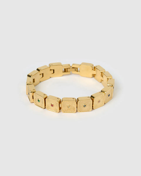 Jasper Gold Bracelet