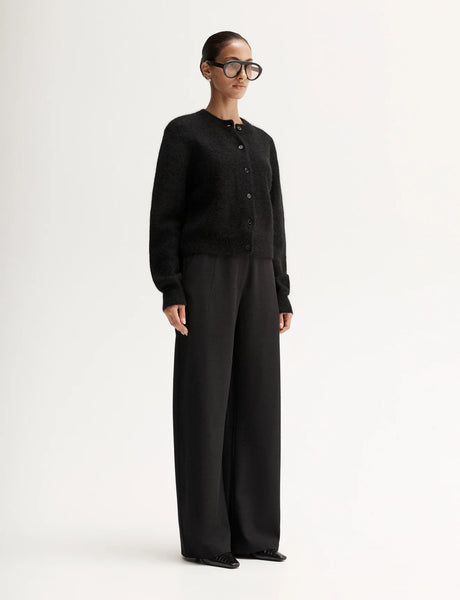 Abigail Wool Cardigan - Black