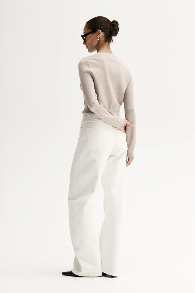 Madeline Knit Cardigan - Pebble