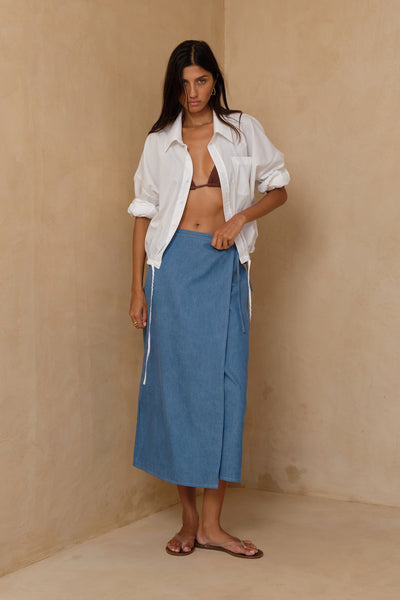 Marcoola Shirt - Crisp White