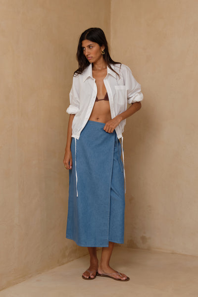 Marcoola Shirt - Crisp White