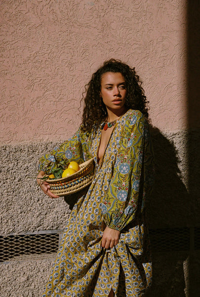 Zoya Block Print Marrakech Dress