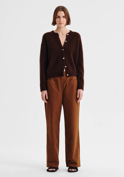 Albi Knit Cardigan - Chocolate