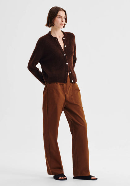 Albi Knit Cardigan - Chocolate
