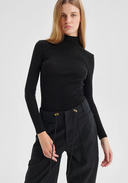 Morri Merino High Neck - Black