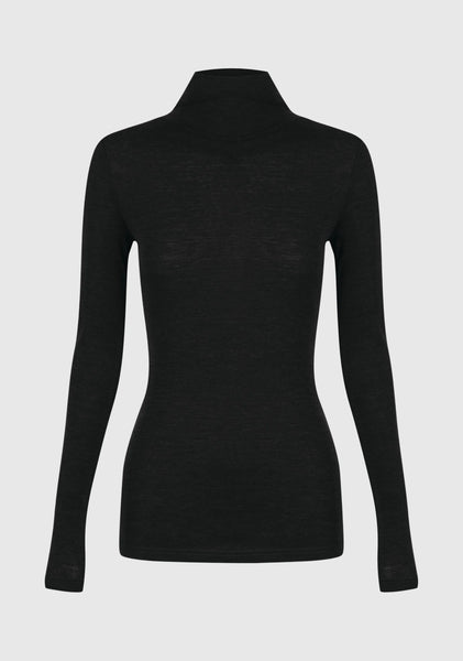 Morri Merino High Neck - Black
