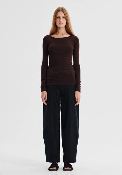 Morri Merino Round Neck - Espresso