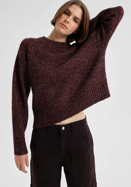 Zoe Knit Pullover - Boysenberry