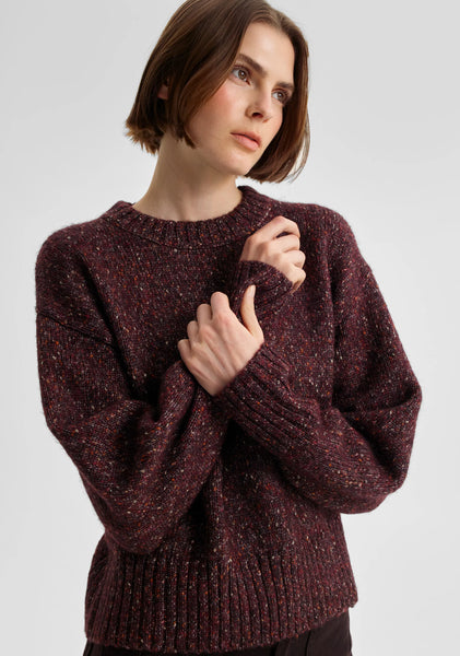 Zoe Knit Pullover - Boysenberry