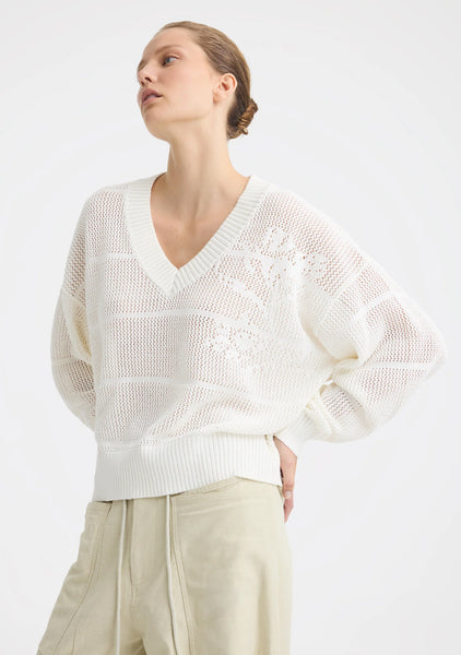 Elira Knit V Neck Pullover