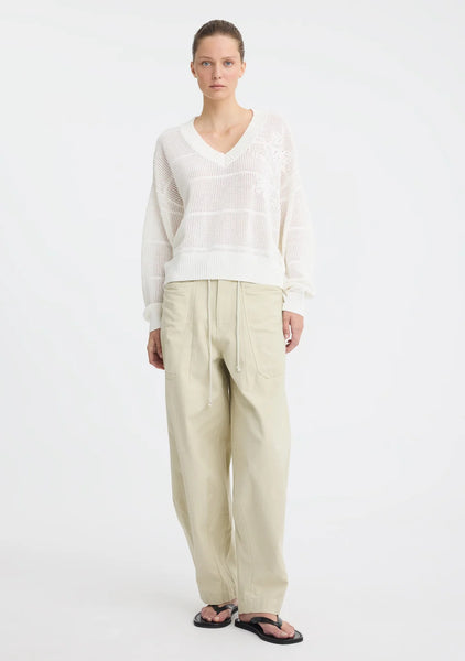 Elira Knit V Neck Pullover