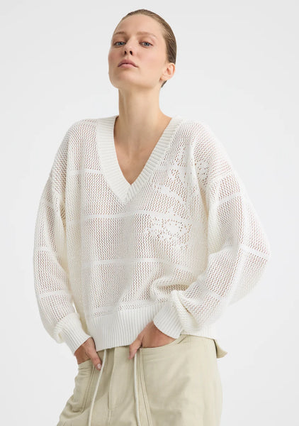 Elira Knit V Neck Pullover