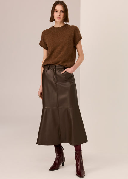 Hugo skirt- Choc