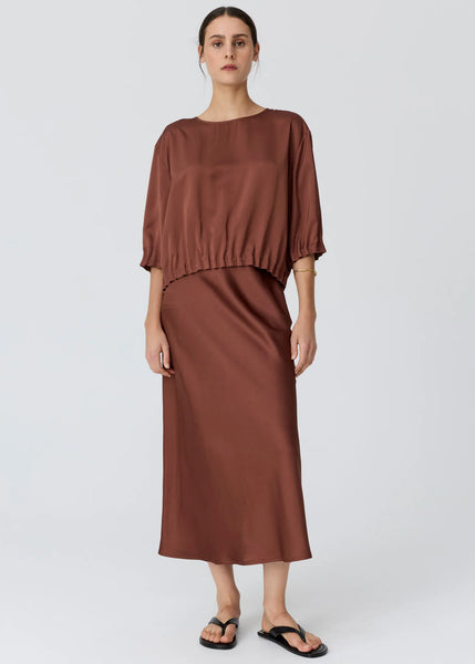 Innes Tuck Top - Toffee