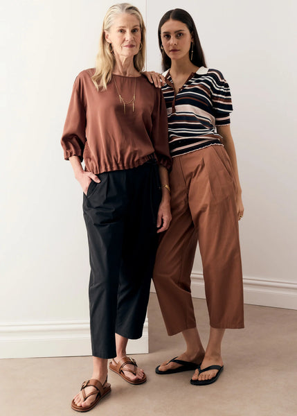 Innes Tuck Top - Toffee